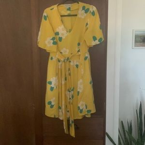 People Tree fair trade, organic tie-waist dress